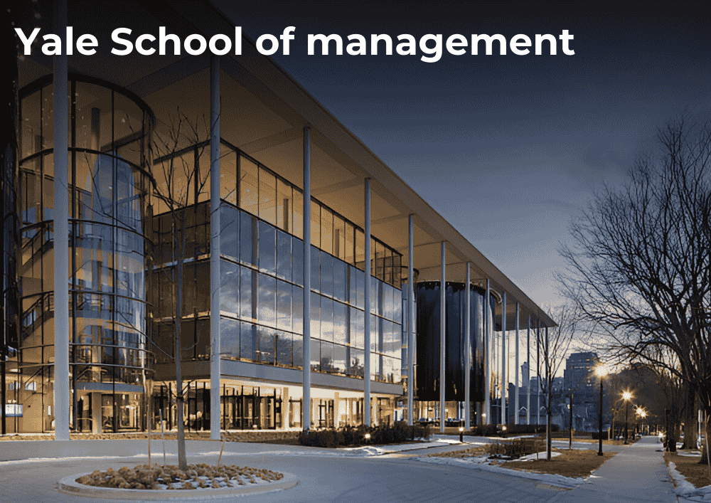 Situated in New Haven Connecticut Yale School of Management is the business school affiliated with the much acclaimed Yale University